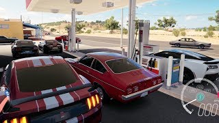 Forza Horizon 3  1000HP RWD Drag Meet  Turbo Chevy Vega C7 Z06 2JZ E24 RX7 Nova amp More [upl. by Lainahtan343]