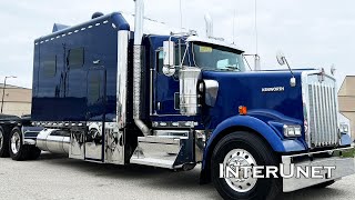 Kenworth with Super Sleeper 2023 W900 156quot Extended Cab Long Haul SEMI [upl. by Lordan38]