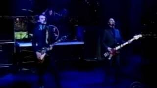 Alkaline Trio  All On Black Live On Letterman [upl. by Lanni]