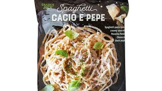 Trader Joes Spaghetti CACIO E PEPE  Review [upl. by Norbert587]