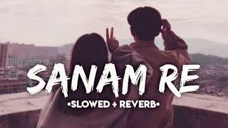 Sanam Re Slowed Reverb Song  Arijit Singh  biggie song video [upl. by Arodnahs]