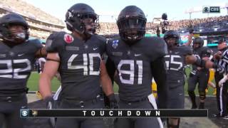 Army Football Andy Davidson First Touchdown vs Navy 121016 [upl. by Vivica69]