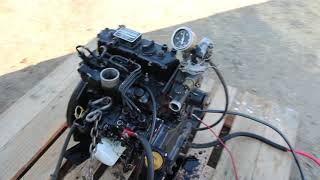 Yanmar 3TNA72 diesel engine John Deere [upl. by Coney]