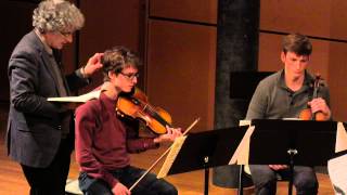 Master class avec Jean Sulem altiste du Quatuor Rosamonde [upl. by Akenom]