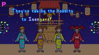 The Bon Odori but theyre taking the hobbits to Isengard Heaven Studio Remix [upl. by Savdeep319]