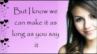 Victoria Justice  Tell Me That You Love Me Lyrics  Download link [upl. by Allie]