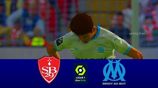 Brest vs Marseille Résumé et Buts  Ligue 1 202425 [upl. by Anitsirk858]