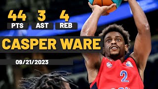 Casper Ware CSKA 44 PTS 3 AST 4 Rebs vs Lokomotive Kuban [upl. by Ariad]