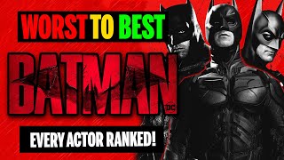 Batman Actors Ranked [upl. by Sixla]