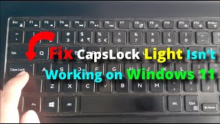 How to Fix Windows CapsLock Light isn’t Working  Easy Solutions [upl. by Ratcliff]