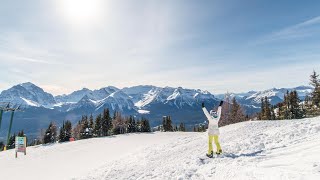 LAKE LOUISE Ski Resort Mountain Guide SkiBig3 Banff Alberta Canada  Snowboard Traveler [upl. by Holt]