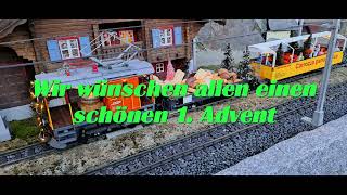 Dieters Gartenbahn 2023 1 Advent [upl. by Manouch]