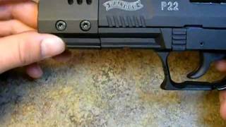 Walther P22 Assembly with Compensator [upl. by Ogirdor]