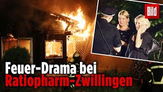 Hamburger Villa in Flammen RatiopharmZwillinge verlieren LuxusHeim [upl. by Ahnavas]