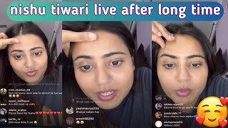 nishi tiwari live after long time nishutiwarivlogs nishutiwari [upl. by Htiduj]