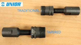 Tapered crank puller 16624  Product Overview  Unior Bike Tools [upl. by Rudman19]