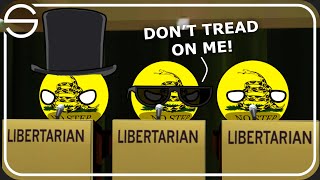 Libertarian Convention  PolCompBall Animation  Political Compass [upl. by Seligmann]