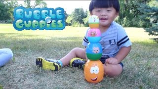 Bubble Guppies Stacking Cups and Surprise Eggs [upl. by Duj]