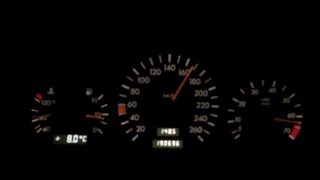 MercedesBenz C280 W202 R6 Acceleration 0  230 Kmh on Autobahn [upl. by Leta]