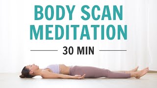 30 Minute Body Scan Meditation  Guided Total Body Relaxation YogaNidra ForSleep [upl. by Atinel24]