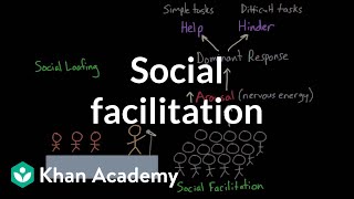 Social facilitation and social loafing  Behavior  MCAT  Khan Academy [upl. by Zapot599]