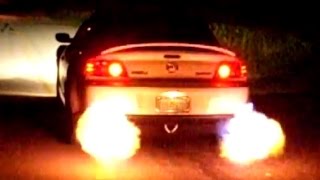 2005 Mazda RX8 shoots 2 foot flames [upl. by Vivie]