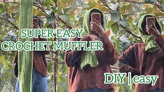 Crochet CHUNKY MUFFLER😍  beginner friendly tutorial [upl. by Siravrat]