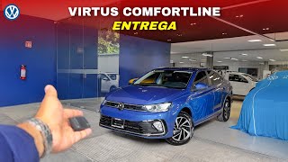 VIRTUS Comfortline 2023 Azul Rising  ENTREGA y varios disponibles [upl. by Ymereg]