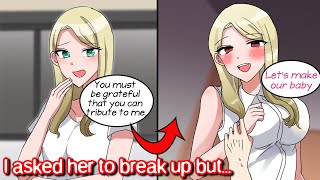 【Manga】When I turned down a blonde gals request to get back together with her…【RomCom】 [upl. by Rakel]