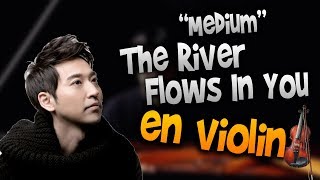 The River Flows In You en ViolínHow to PlayTutorialTabsheet musicComo TocarManukesman [upl. by Ykcir]