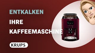 So entkalken Sie ganz einfach Ihre Krups Essential EA8155 Kaffeemaschine [upl. by Yrrek]