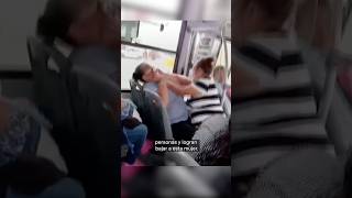 Gritos en transporte público entre chofer y una pasajera  N shorts [upl. by Lanfri]