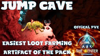 The Center Jump Puzzle Cave  Artifact of the Pack 6 Loot Crates  Ark Ascended  Official PVE [upl. by Lehsar]