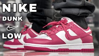 UNBOXING EP83 NIKE DUNK LOW ARCHEO PINKW ReviewOn Feet [upl. by Neltiak]