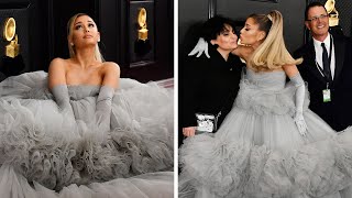 Ariana Grande SLAYS in DRAMATIC Gown  GRAMMYs 2020 [upl. by Esther]