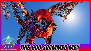 Fighting the Alchemy GOD Ark Survival Ascended Omega Mod [upl. by Inoj]