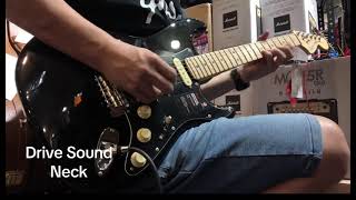 Fender American Performer HSS Stratocaster Electric Guitar Sound Demo [upl. by Wilbur]