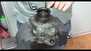 ᴴᴰHow to fully rebuild a Toyota  Denso  Alternator with new bearings [upl. by Eicyak]