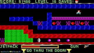 Dangerous Dave  level 110  4 warp zones [upl. by Etolas]