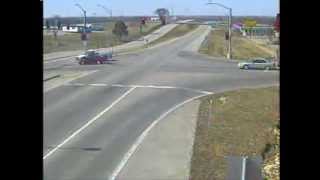 60 MPH Crash caused by Red Light Runner on 03202013 [upl. by Holly]