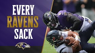 Watch Every Sack By the NFLs Sack Leaders  Baltimore Ravens [upl. by Odnavres]