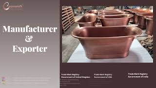 Copper Bathtubs Manufacturer amp Exporter [upl. by Justen]