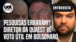 Pesquisas erraram Postura de Ciro foi determinante para voto útil em Bolsonaro diz CEO da Quaest [upl. by Anitselec]