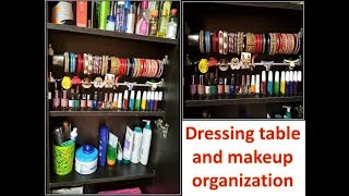 how to organize dressing table  indian dressing table  small dressing table organization [upl. by Jedd]