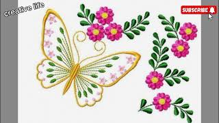 Latest amp beautiful machine embroidery designsunique ideasthreadwork trending machineembroidery [upl. by Dorcia]