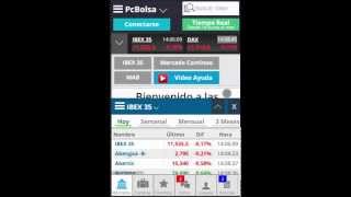 PcBolsa Plataforma en iPhone amp Android [upl. by Carbo]