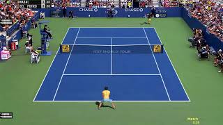 ITST 118  Nadal vs Del Potro  US Open  Tennis Elbow 2013 HD Gameplay [upl. by Glenden]