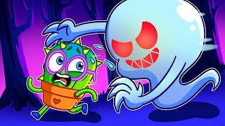 😱 Scary Shadows Song 🌑🔦 Ghost In The House 👻  VocaVoca Karaoke 🥑🎶 [upl. by Osher286]