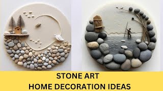 latest pebble Art  Rock Sculptures 2023  Stone Painting ideas 2023  DIY home Crafts  Stone Art [upl. by Kentigerma]