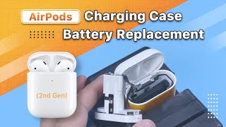 AirPods Charging Case Battery Replacement  Not Charging Issue [upl. by Ttenna]